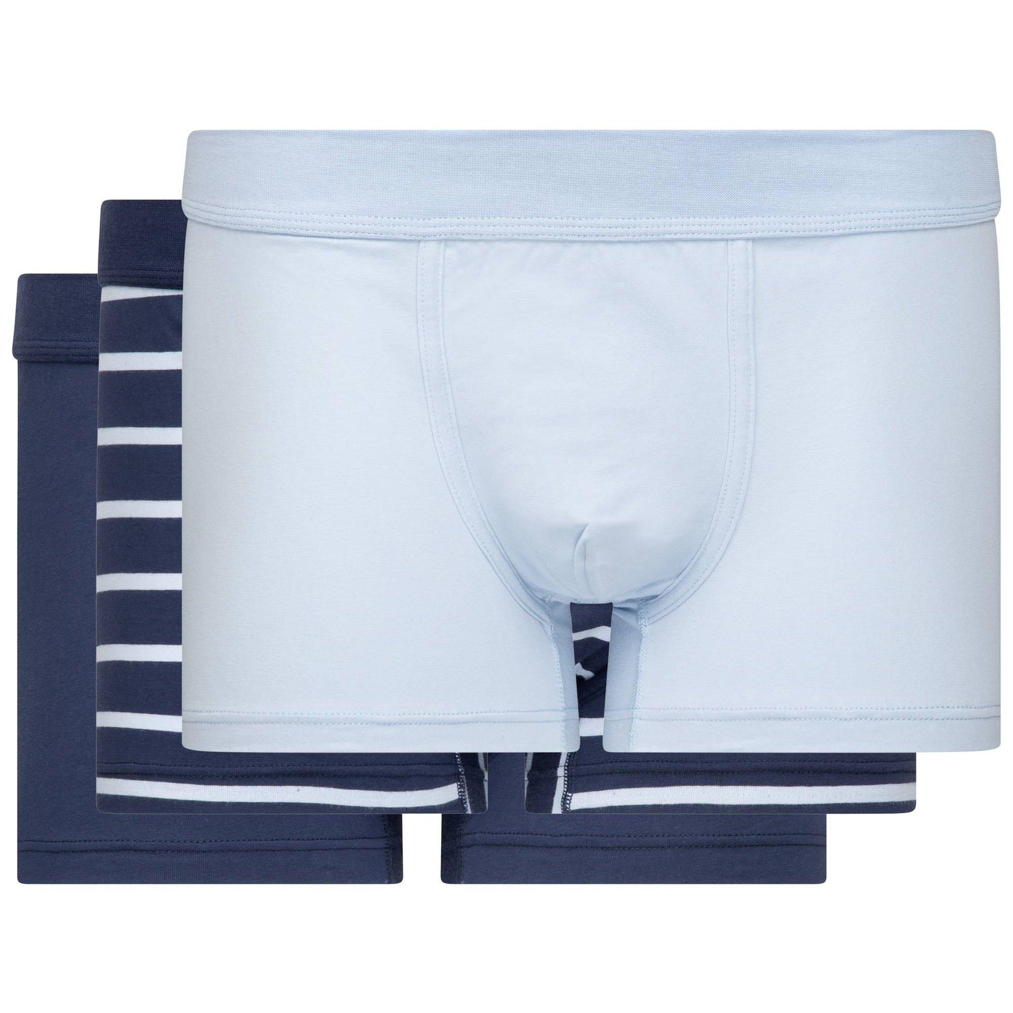 Image of Boxershorts, 3er Pack Herren Blau XXL