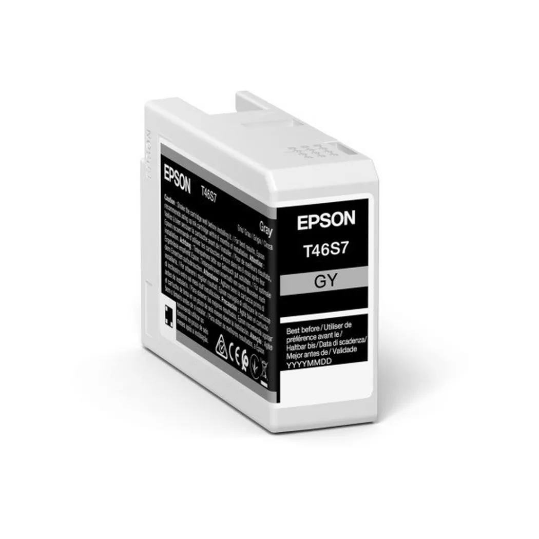 Epson – Tintenpatrone gray T46S700 SureColor SC-P700 26ml, One Size