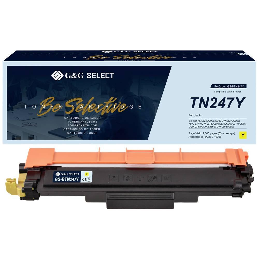 G&G  Compatible avec le toner TN-247Y Premium - marque, g&G Select 