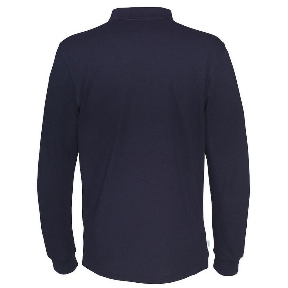 Cottover Langarm Piqué Poloshirt  