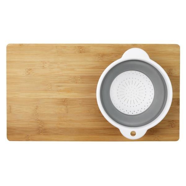 Northio Schneidebrett mit Sieb - Bambus  