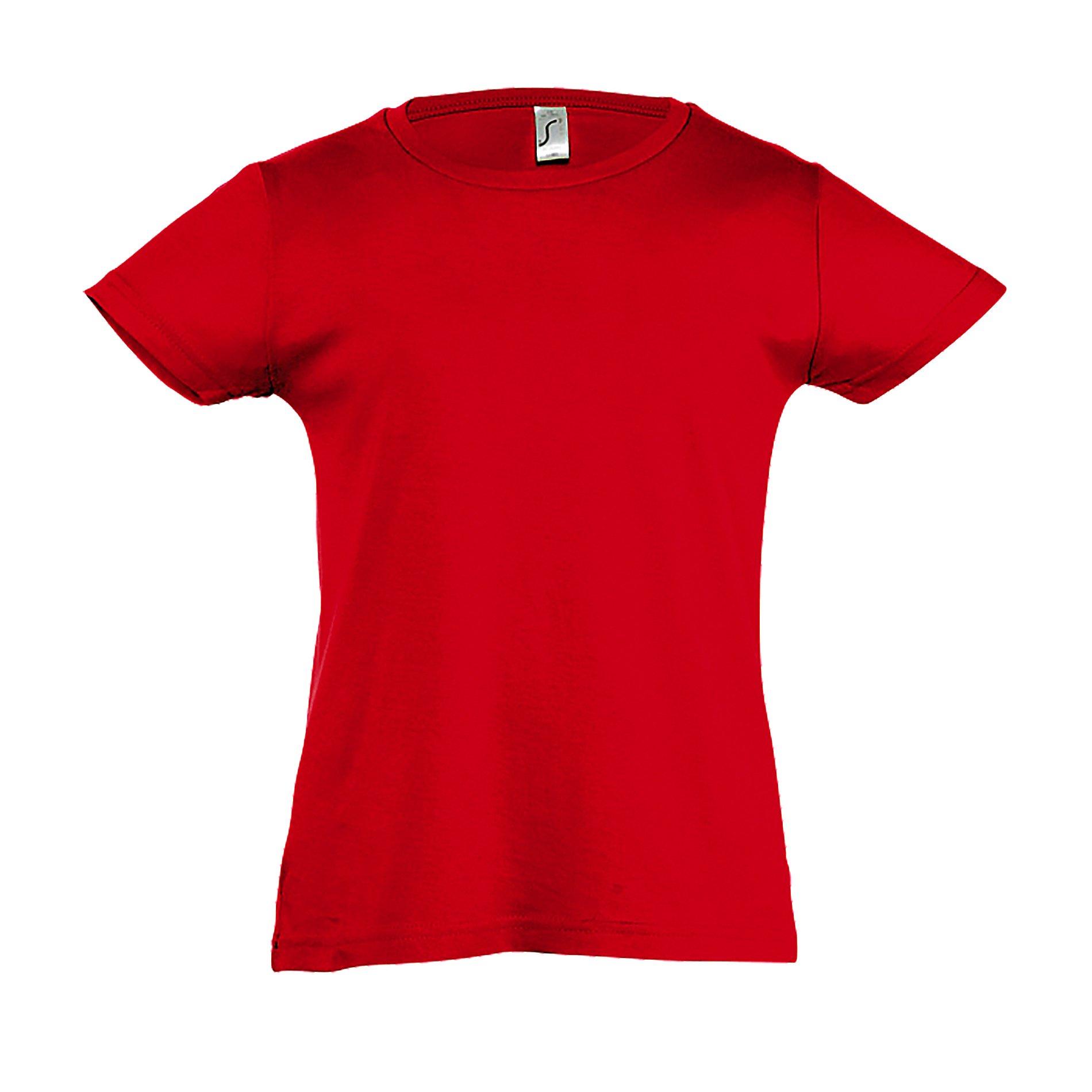 Image of Cherry Tshirt, Kurzarm Mädchen Rot Bunt 2A