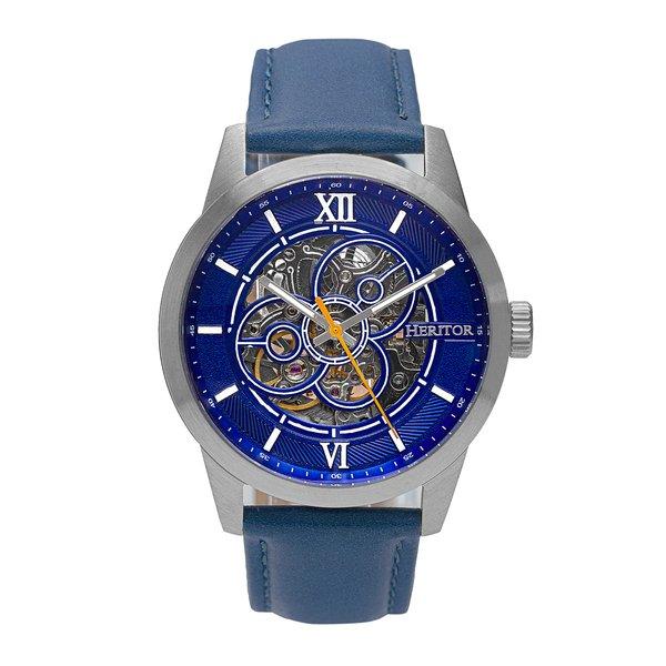 Heritor Automatic  Heritor Automatic Jonas Montre squelette avec bracelet en cuir 