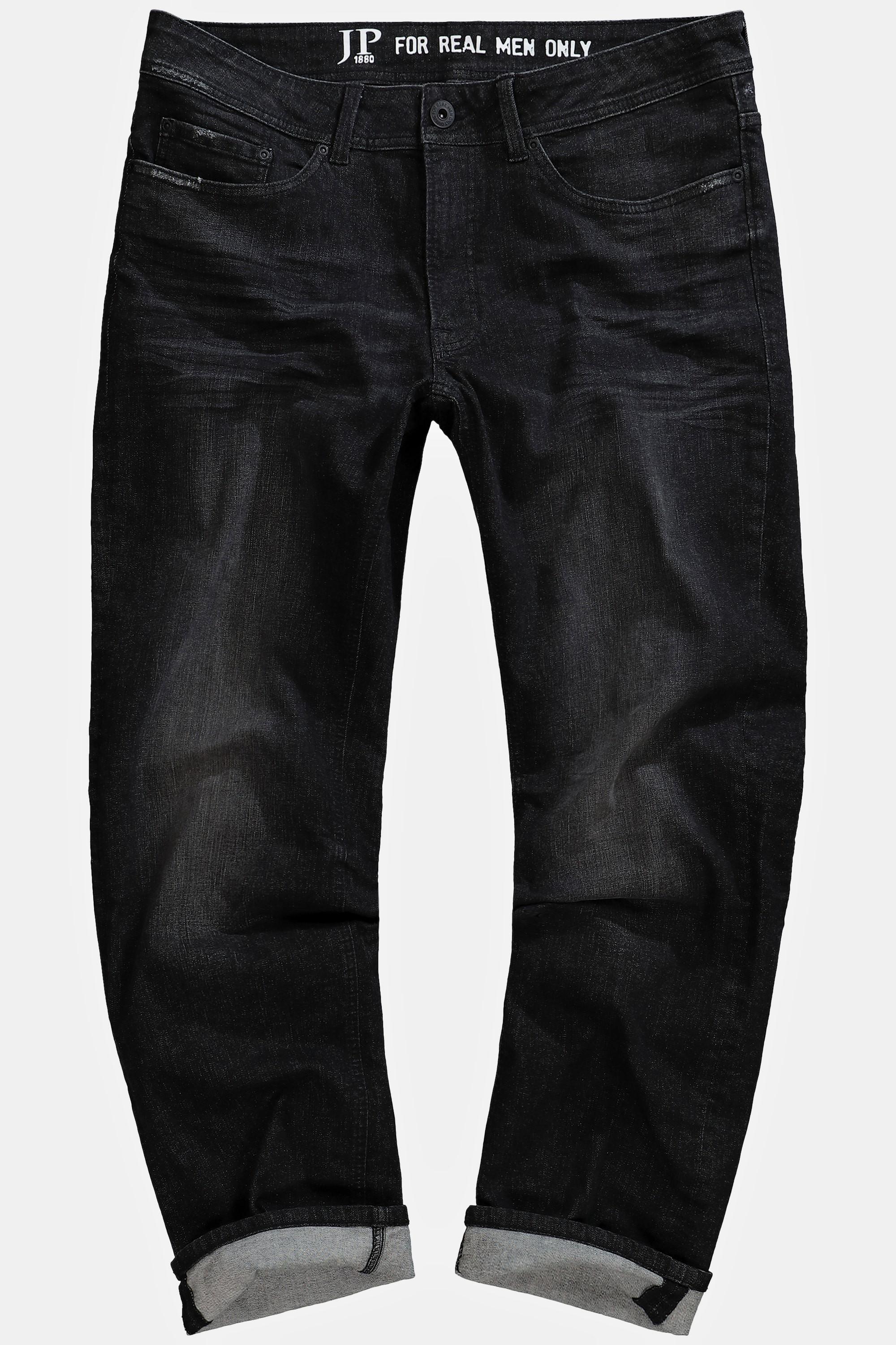 JP1880  Jean en denim ventre confort, à technologie FLEXNAMIC®. Coupe Regular Fit, 5 poches. Jusqu'au 38/74. 