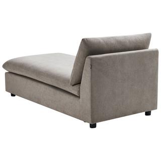 Beliani Chaise longue en Poliestere Moderno VIZILLE  