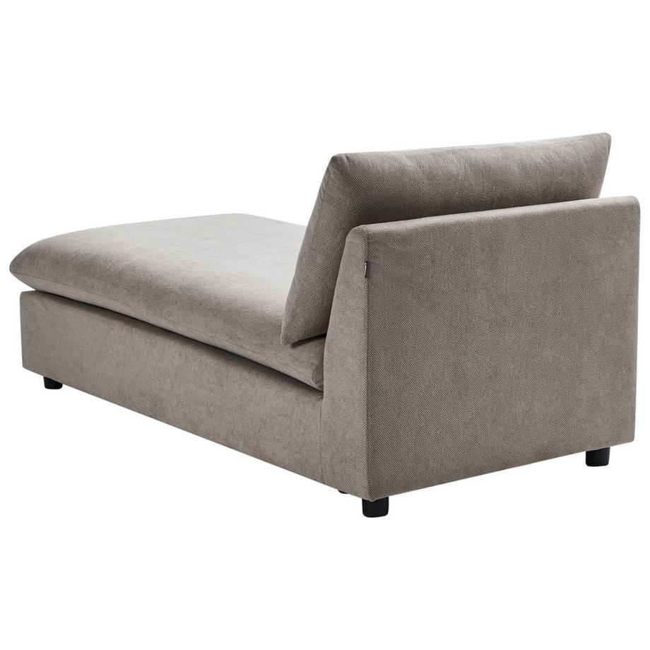 Beliani Chaise longue en Tissu Moderne VIZILLE  
