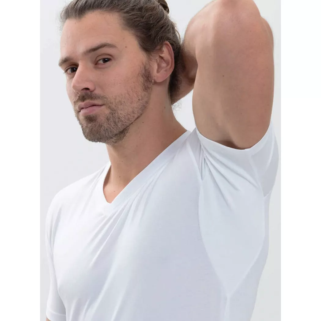 mey - Functionals Hybrid V-Shirt, L, Blanc