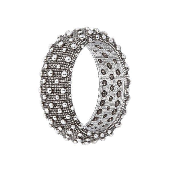 Image of Basic Riccio Textur Locking Ring Damen Silber 68