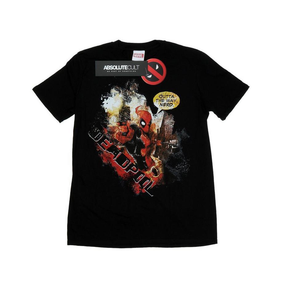 MARVEL Deadpool Outta The Way T-Shirt Stampa Grafica  