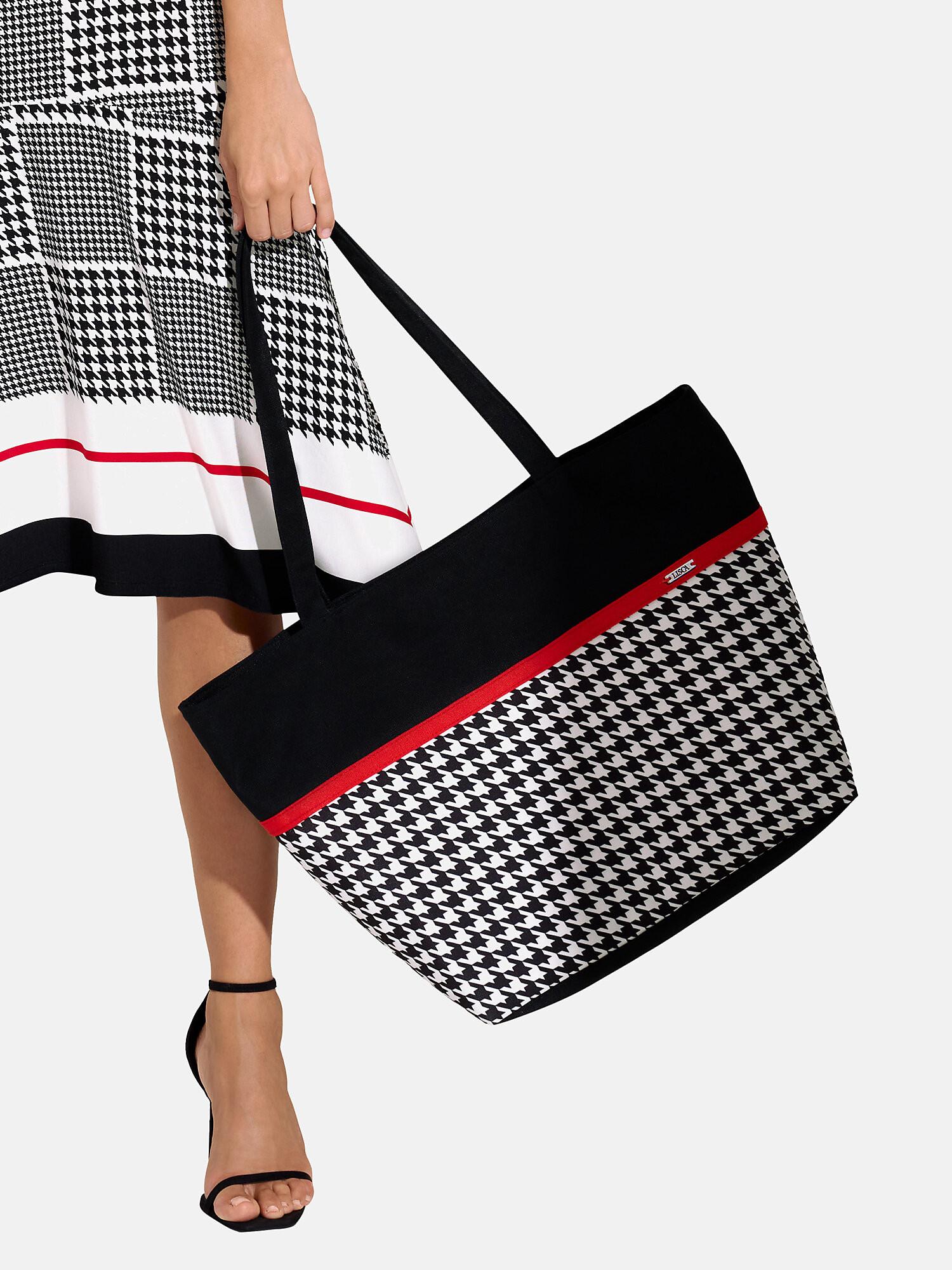 Image of Strandtasche Quito Damen Schwarz ONE SIZE