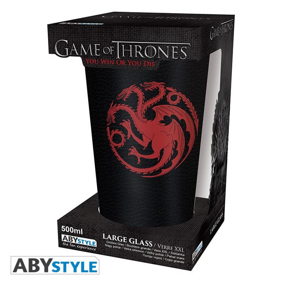 Abystyle Glas - XXL - Spiel der Throne - Familie Targaryen  