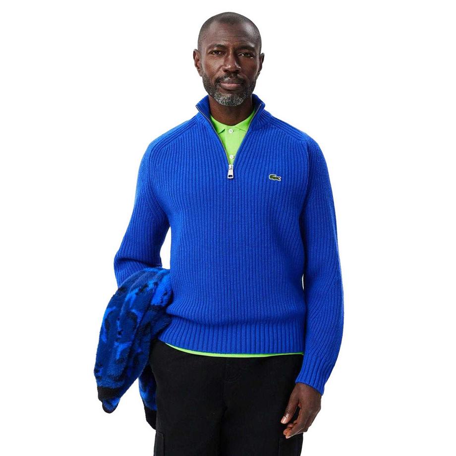 LACOSTE Maglione Collo Alto Cerniera a Quarto  