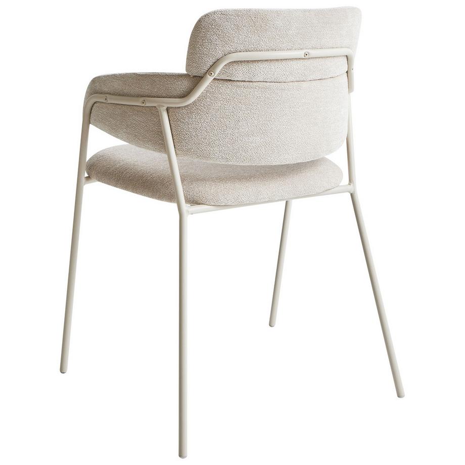 Beliani Set di 2 sedie da pranzo en Ciniglia Moderno PAONIA  