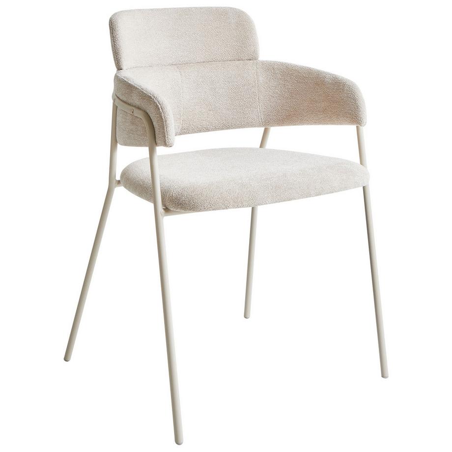 Beliani Set di 2 sedie da pranzo en Ciniglia Moderno PAONIA  