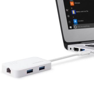 EDIMAX  Edimax EU-4308 Schnittstellen-Hub USB 3.2 Gen 1 (3.1 Gen 1) Type-C 5000 Mbit/s Weiß 