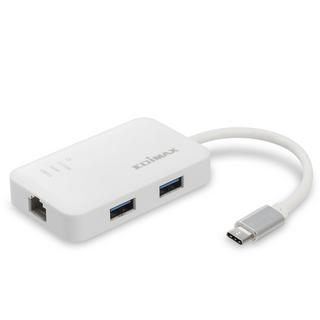 EDIMAX  Edimax EU-4308 Schnittstellen-Hub USB 3.2 Gen 1 (3.1 Gen 1) Type-C 5000 Mbit/s Weiß 