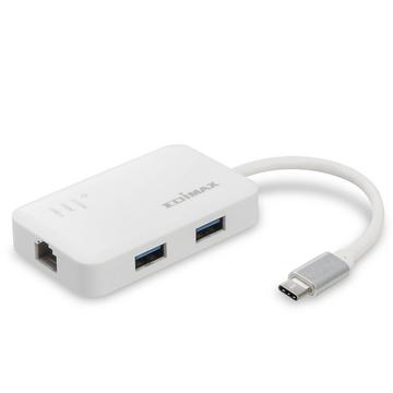 Edimax EU-4308 Schnittstellen-Hub USB 3.2 Gen 1 (3.1 Gen 1) Type-C 5000 Mbit/s Weiß