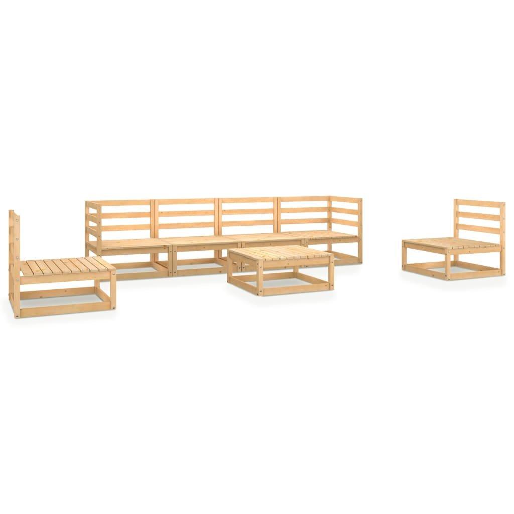 VidaXL Ensemble de meubles de jardin bois de pin  