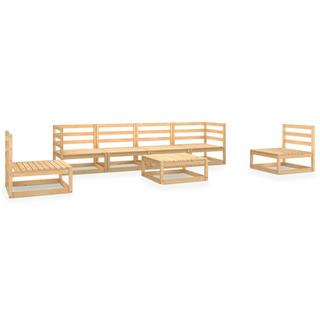 VidaXL Ensemble de meubles de jardin bois de pin  