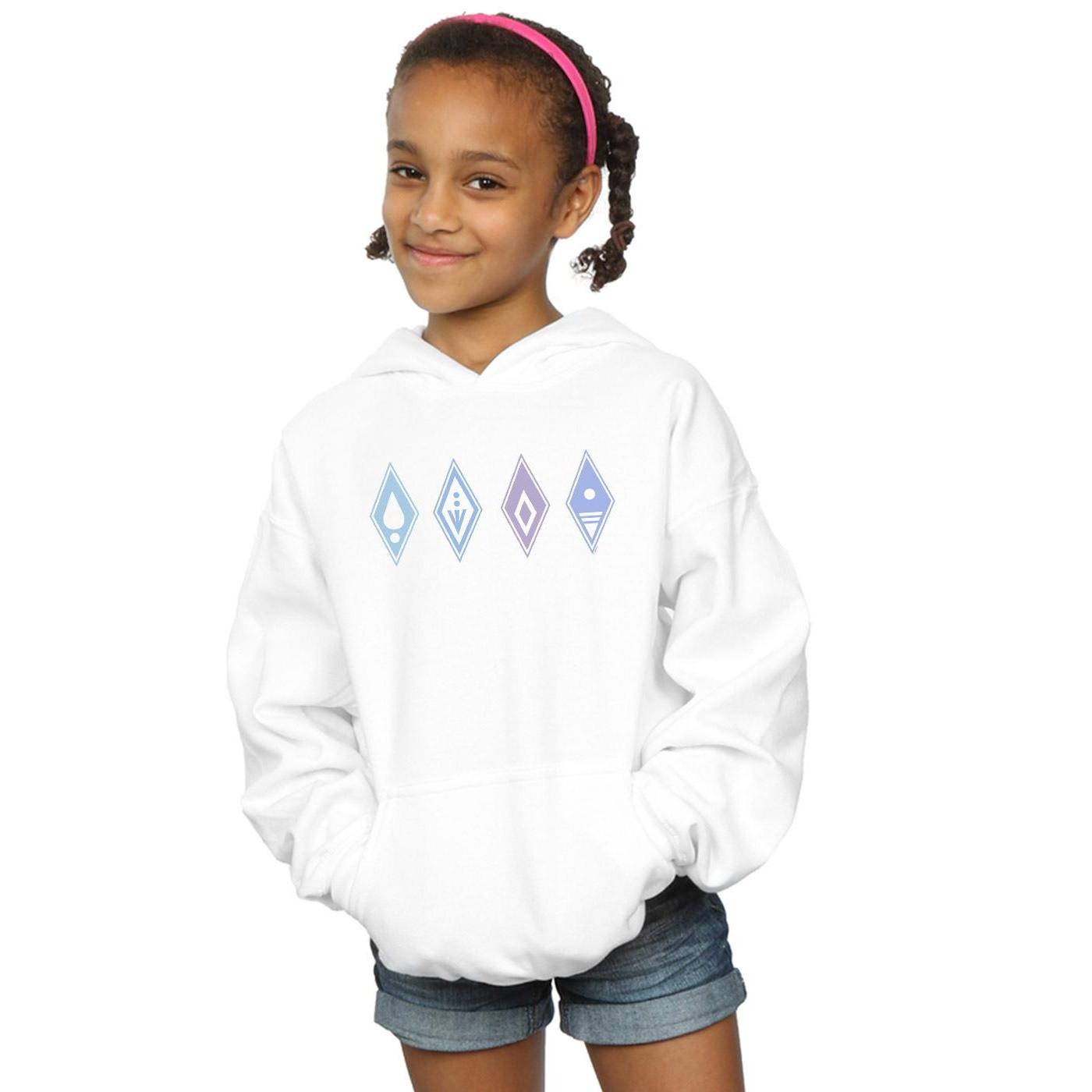 Disney  Frozen 2 Elements Symbols Kapuzenpullover 