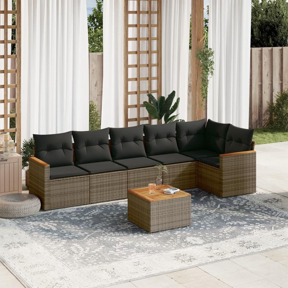 VidaXL Garten sofagarnitur poly-rattan  