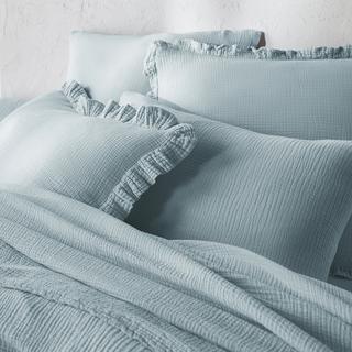 La Redoute Intérieurs Kumla Baumwoll-Musselin-Duvetbezug  