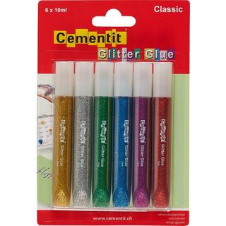 Cementit  CEMENTIT Glitter Glue Classic  6x10ml 