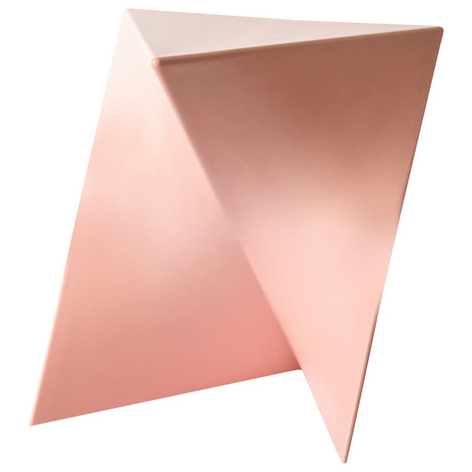 Beliani Table d'appoint en Matière synthétique Minimaliste PECOS  