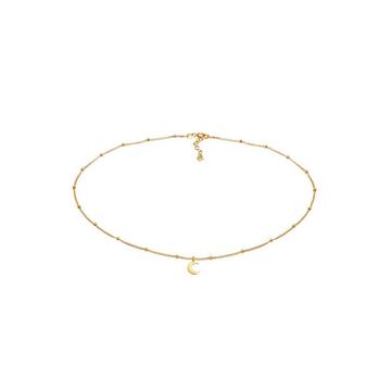 Halskette Choker Halbmond