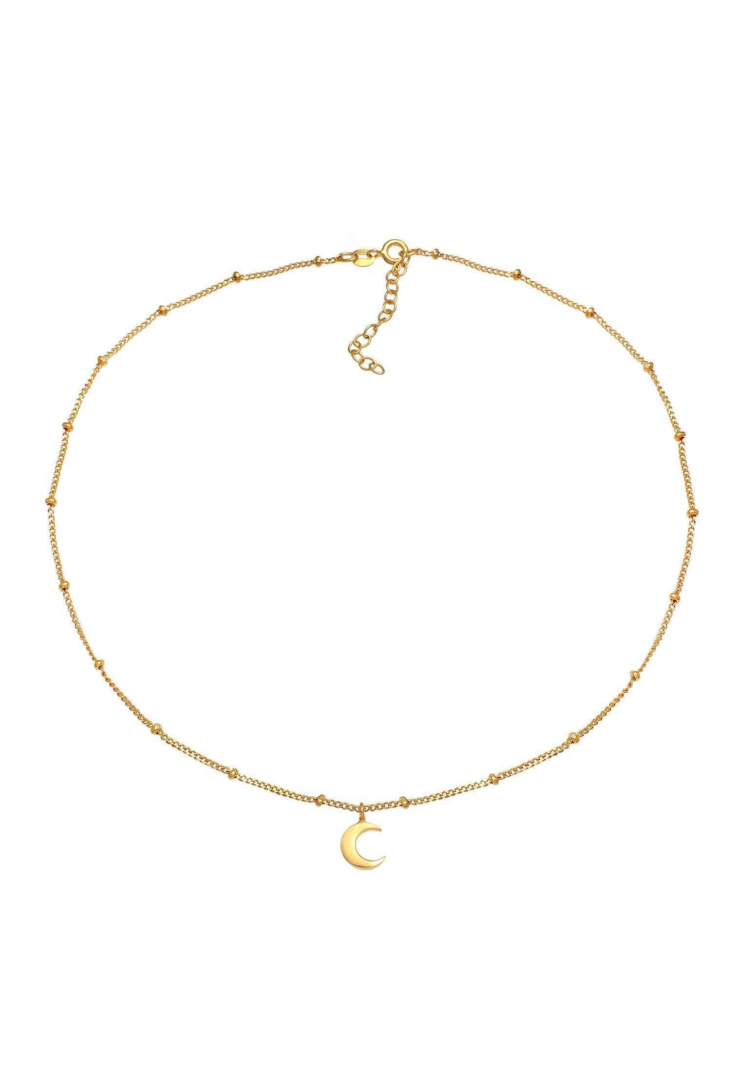 Elli  Halskette Choker Halbmond 