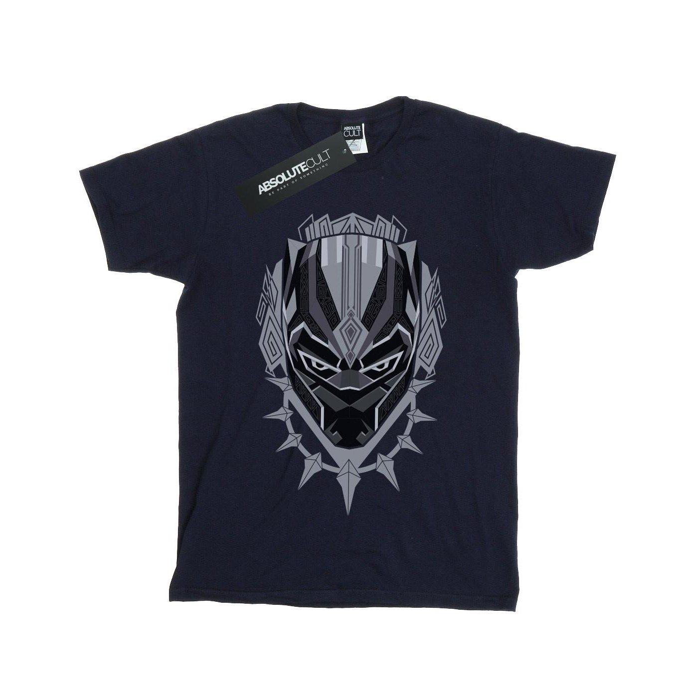 Image of Black Panther Head Tshirt Unisex Marine 116