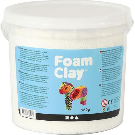 Creativ Company  Modelliermasse Foam Clay Weiss 560 g 