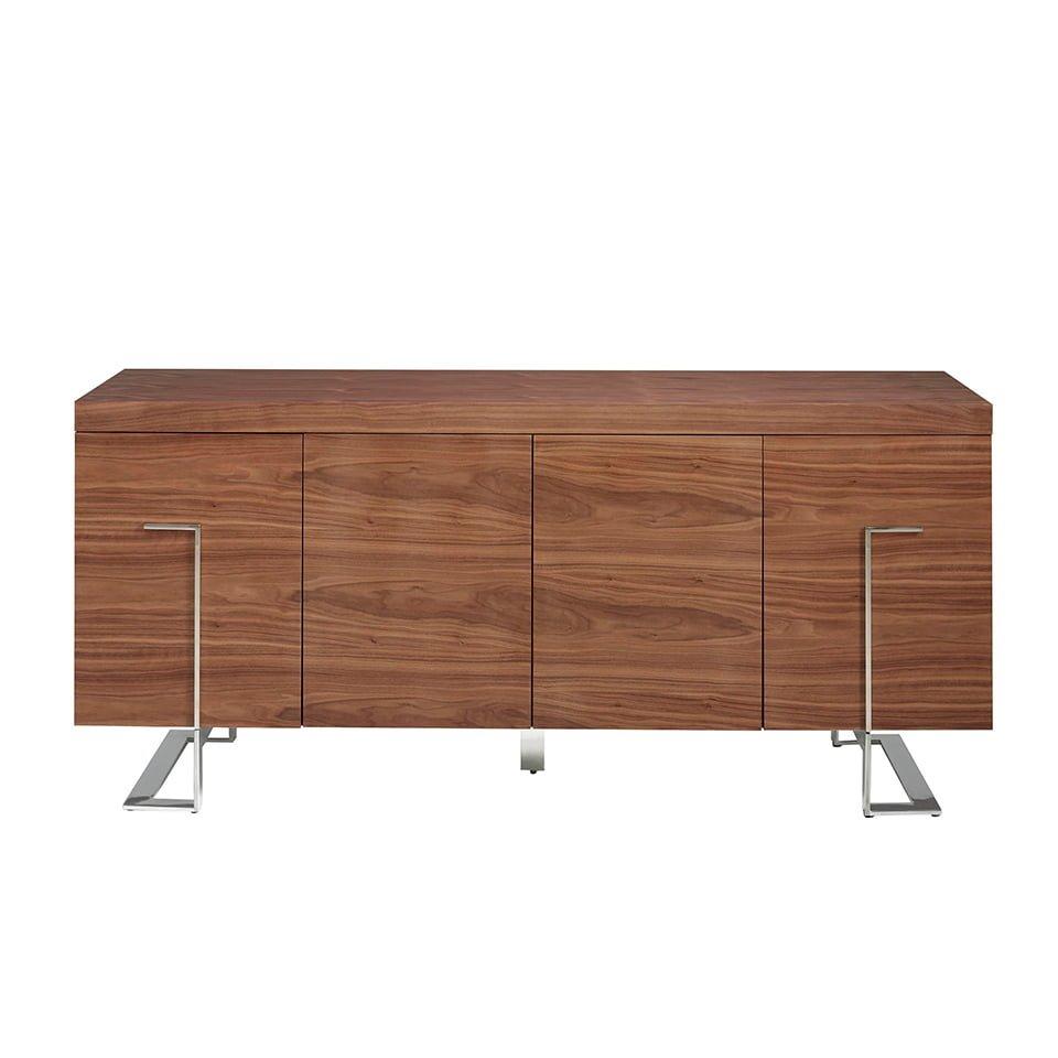 ANGEL CERDA Sideboard aus Nussbaum und Stahl  