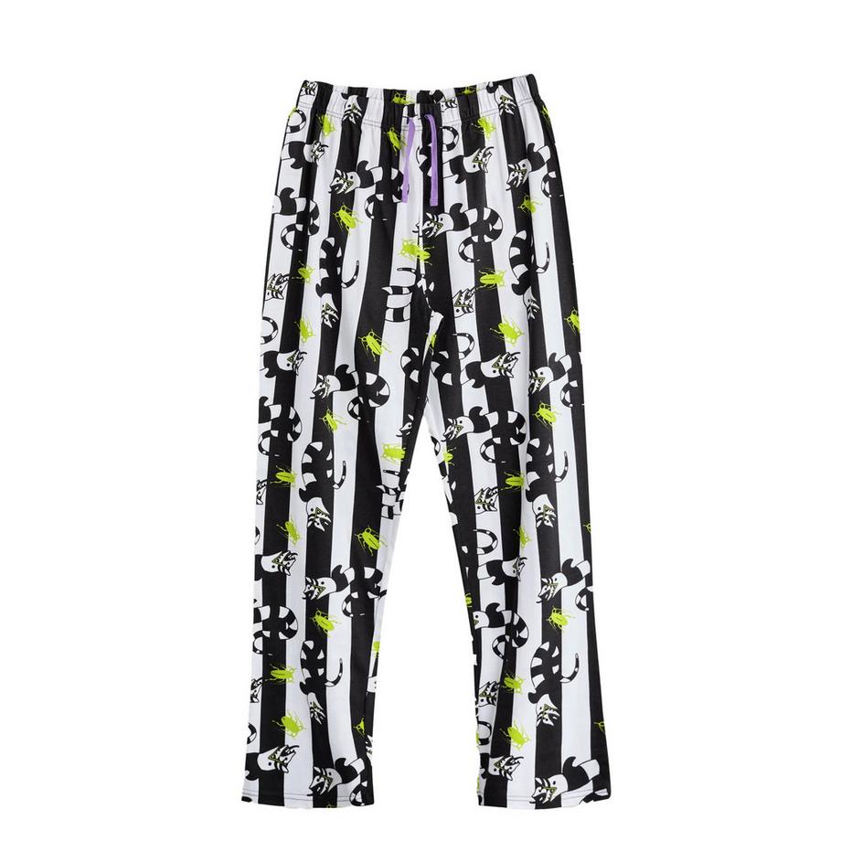 Beetlejuice Ensemble Pyjama Manches Courtes Pantalon Long  