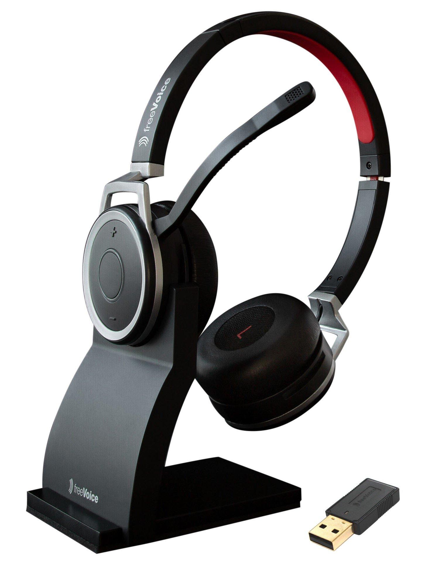 Image of Space Stereo NC Kopfhörer Kabellos Kopfband BüroCallcenter Bluetooth Schwarz, Rot, Silber