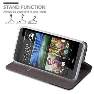 Cadorabo  Housse compatible avec HTC Desire 820 - Coque de protection avec fermeture magnétique, fonction de support et compartiment pour carte 