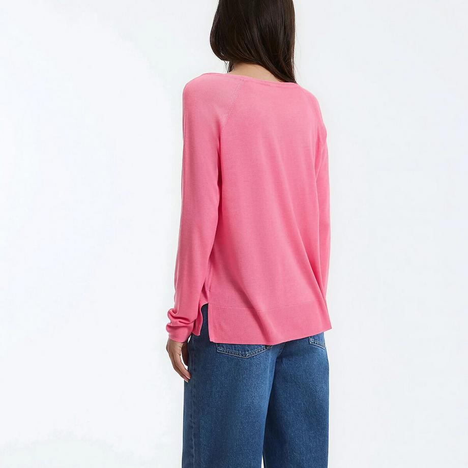 La Redoute Collections Maglione con girocollo da maglia fine  