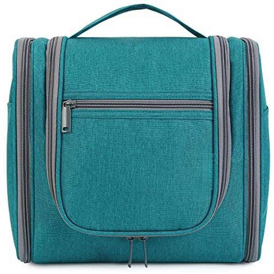 Only-bags.store  Kulturtasche - Kosmetiktasche - Waschbeutel, Teal (groß) 