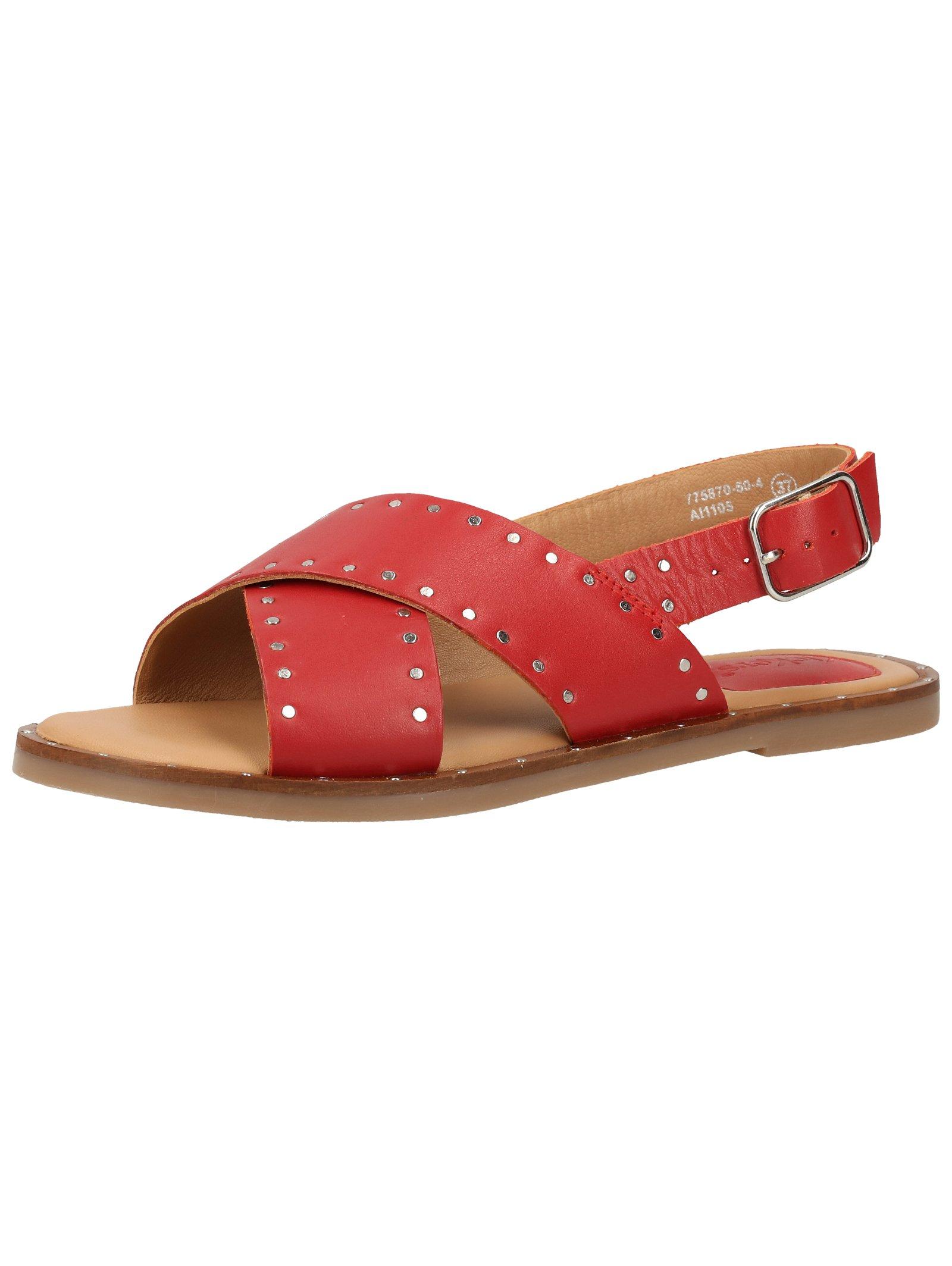 Image of Sandalen Damen Rot Bunt 39