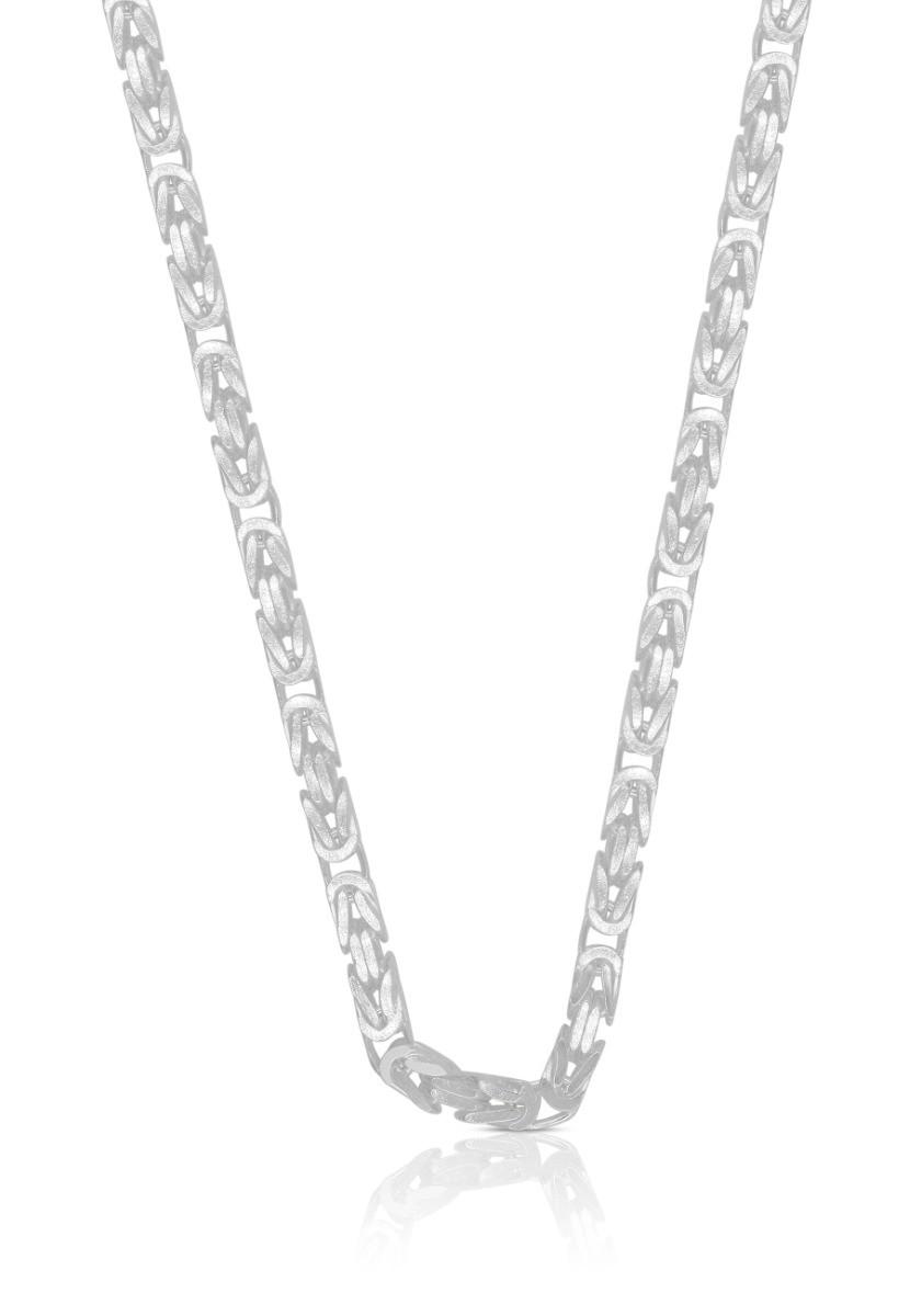 MUAU Schmuck  Collier Königskette Silber 925, 3.3mm, 50cm 