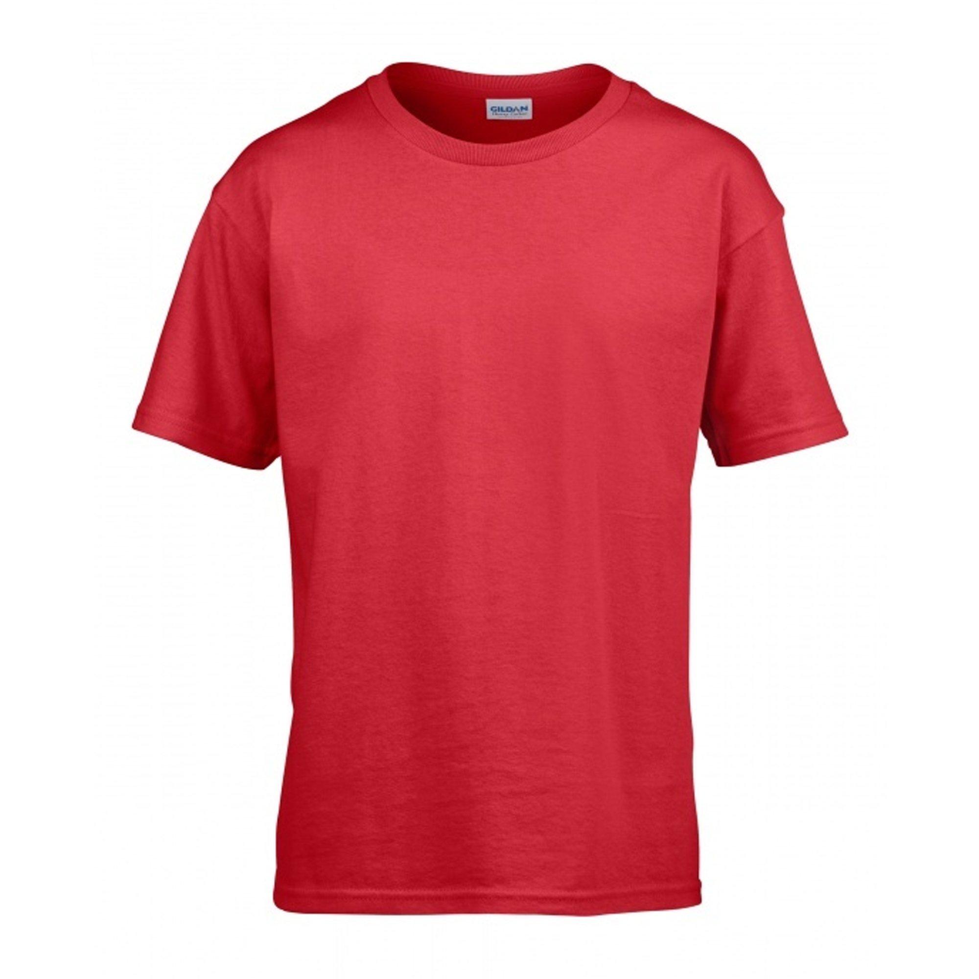 Image of Softstyle Tshirt Herren Rot Bunt L