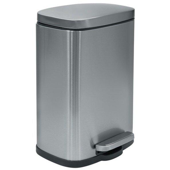 Image of Badezimmer Treteimer Edelstahl AKIRA 5L aus gebürstetem Badezimmer Treteimer Edelstahl AKIRA 5L aus gebürstetem