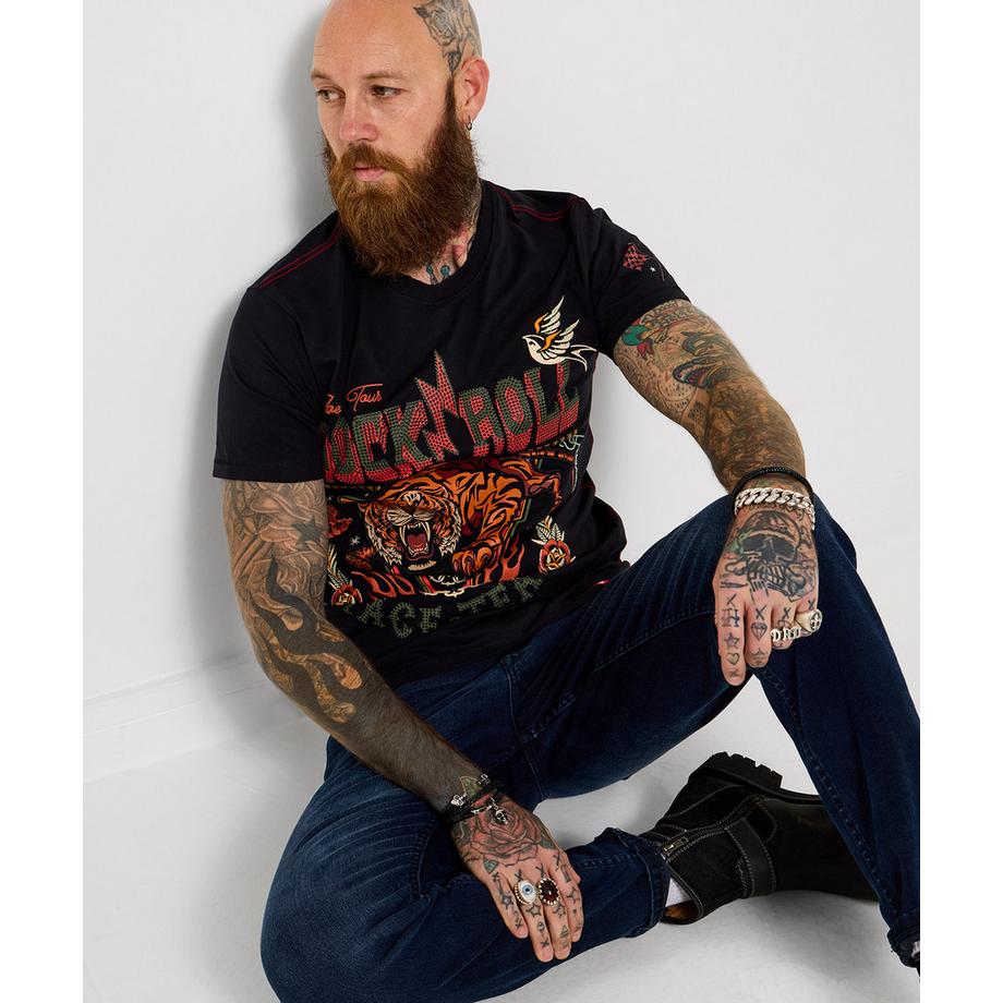 Joe Browns T-Shirt mit Tigermotiv  