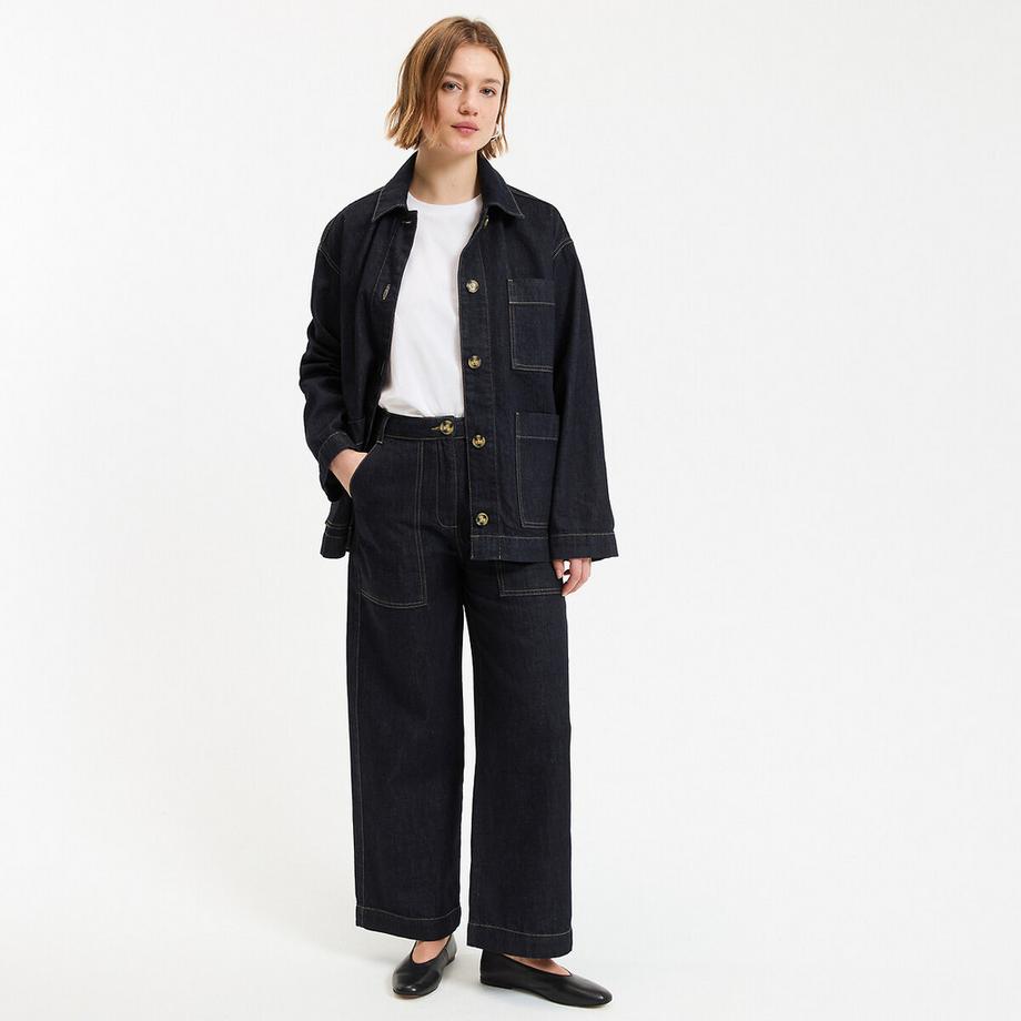La Redoute Collections Jeans Largo 7/8 Stile Workwear  
