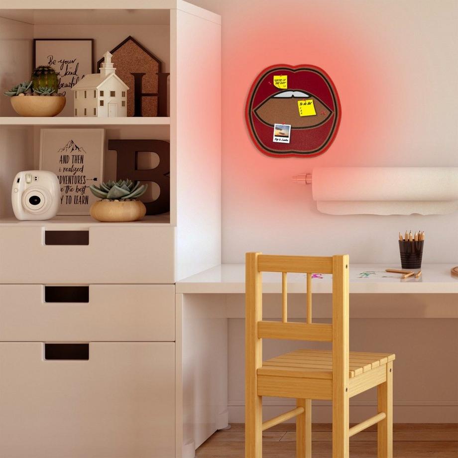 Locomocean  Tableau d'affichage LED en liège - Bouche 