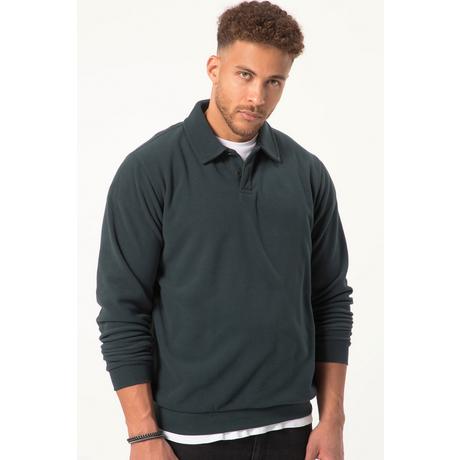 Sthuge  Sweat-shirt STHUGE, polaire, col polo, jusqu'au 8 XL 