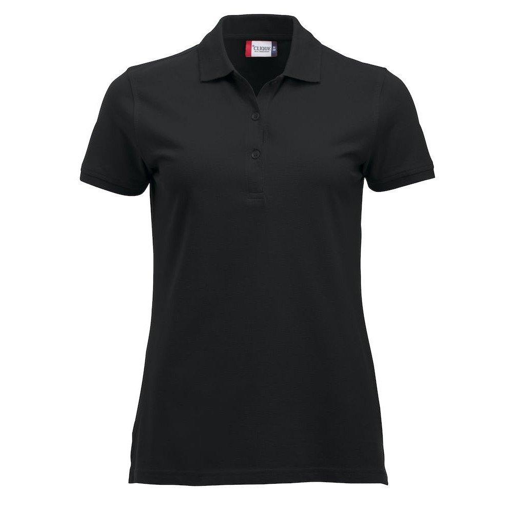Image of Marion Poloshirt Damen Schwarz XS