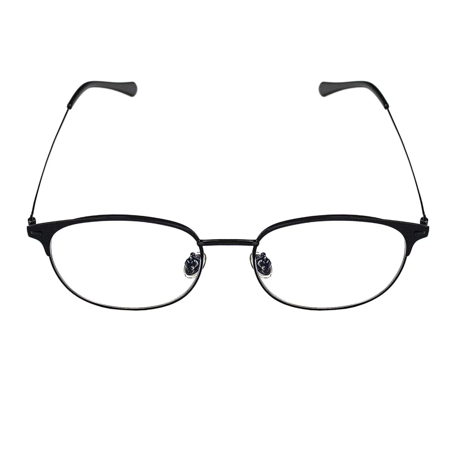 eStore  Lunettes Anti Lumière Bleue, Clubmaster - Noir / Noir 