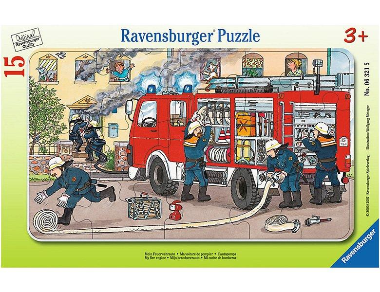 Ravensburger  Puzzle Mein Feuerwehrauto (15Teile) 