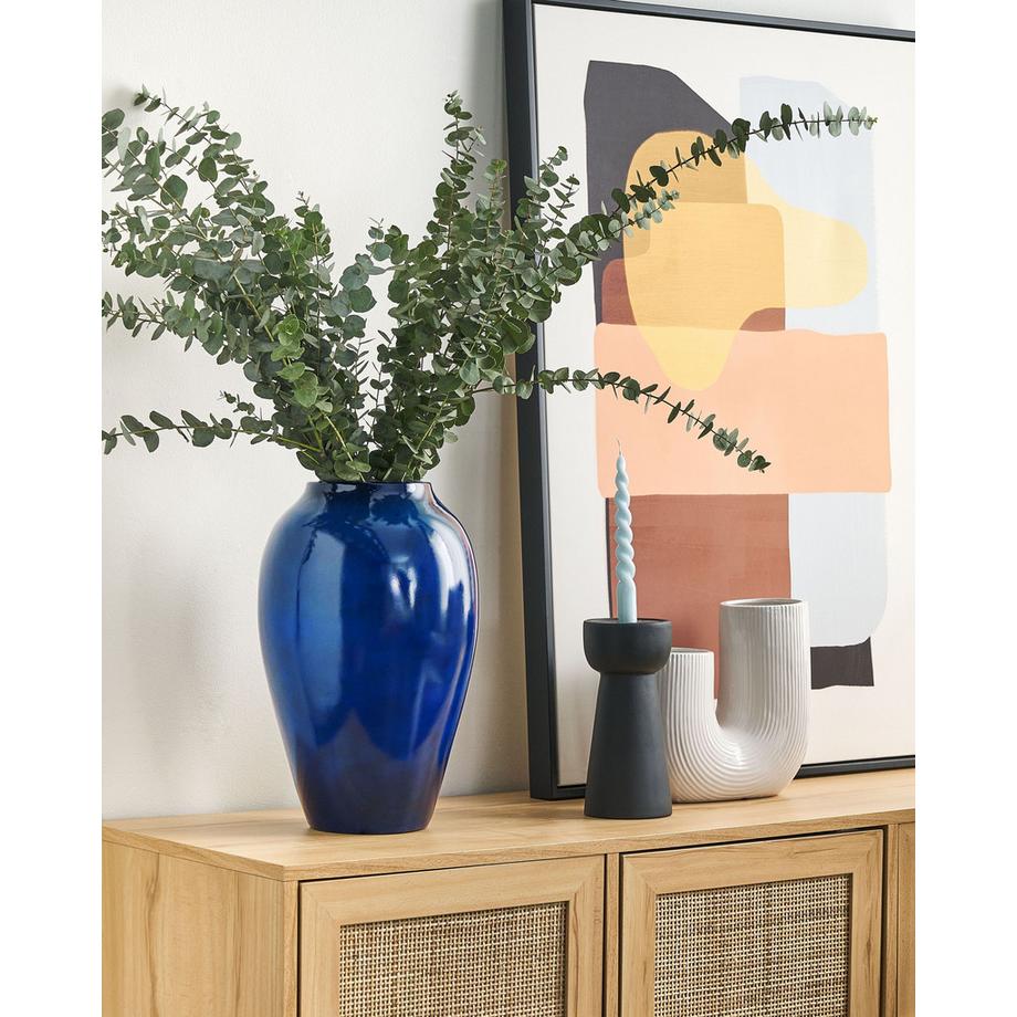 Beliani Vase à fleurs en Terre cuite Traditionnel OCANA  